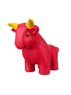 Rare Jim Cramer Mad Money Stress Ball Red Bull Figure Foam CNBC